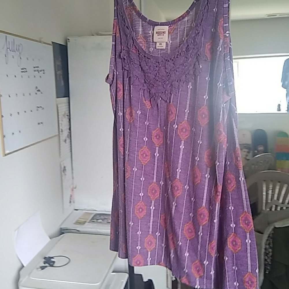 Purple tank